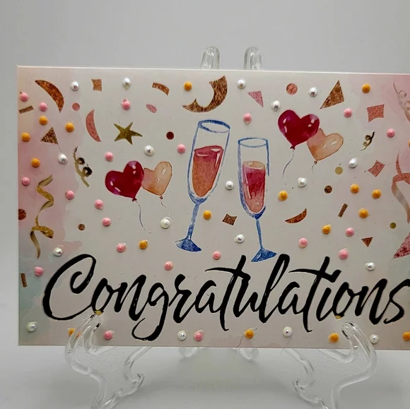 Congratulations Card Small - Picture 3 of 4